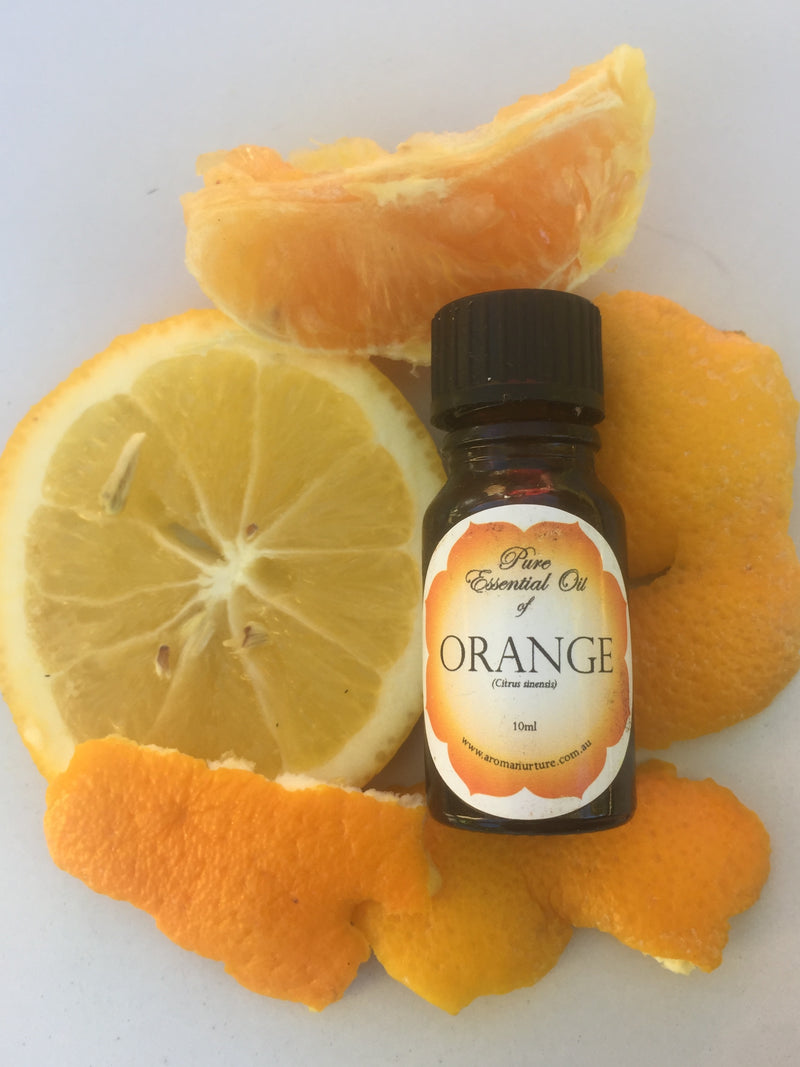 With every purchase over $40.00, receive a free 5ml bottle of Pure essential oil of Orange(Citrus sinensis)