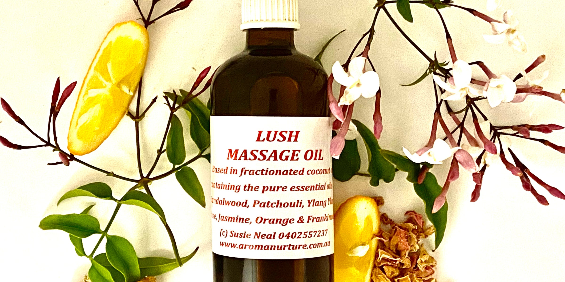 Massage Oils in a Sweet Almond Oil Base