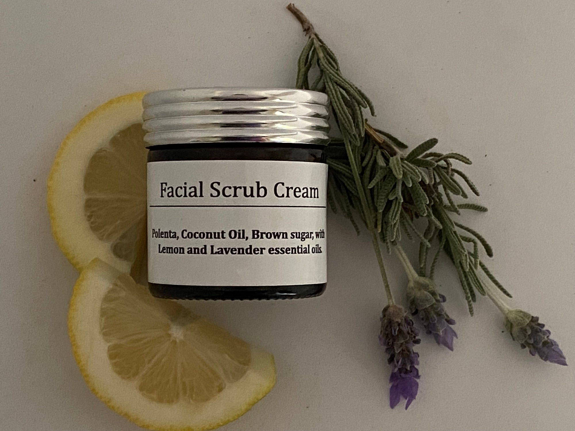 Face Scrub -Nut free for oily and breakout skin.60 grams.