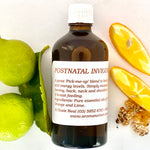Postnatal Invigorate Massage Oil in Sweet Almond Oil. 100 mls.