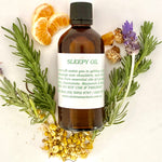 Sleepy Massage Oil in Light Olive Oil.100mls.