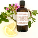 Hot Flush Massage Oil in Macadamia and Evening Primrose Oil.