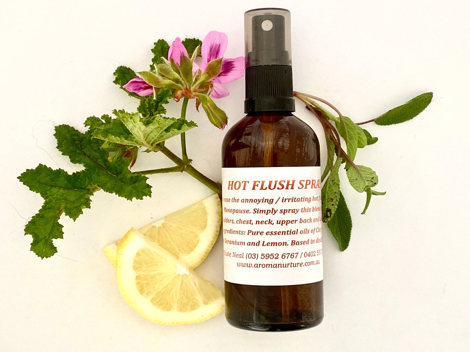 Hot Flush Spray 100 mls.