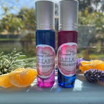 LULLABY ROLL-ON BLEND with crystal chips.