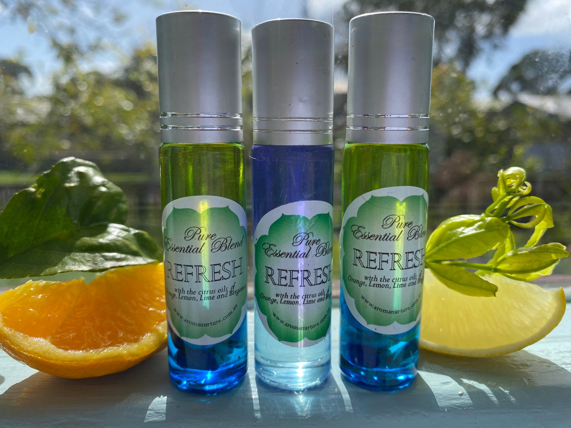 Refresh Roll-on Blend with Crystal Chips.10mls.