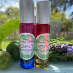 Remedy Roll-on Blend with Crystal chips.