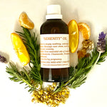 Serenity Massage Oil in Light Olive Oil 100mls.