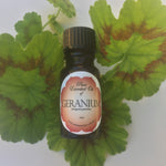 Pure essential oil of Geranium 10mls.(Pelargonium graveolens).