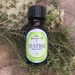 Pure Essential Oil of Teatree 10mls. (Melaleuca alternifolia).